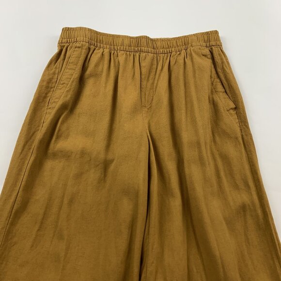 Old Navy Miners Gold Linen Blend Wide Leg Lounge Pant S - Picture 2 of 8